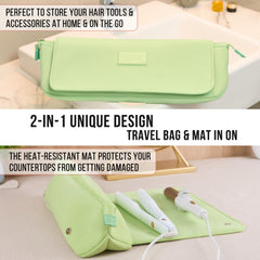 Barefoot Caribou neoprene pouch with magnetic closure for secure travel