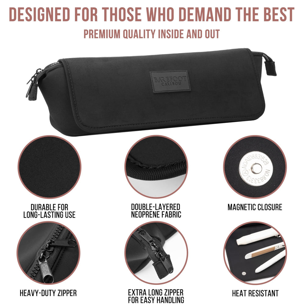 Barefoot Caribou portable organizer ideal for home, travel, and hotels.