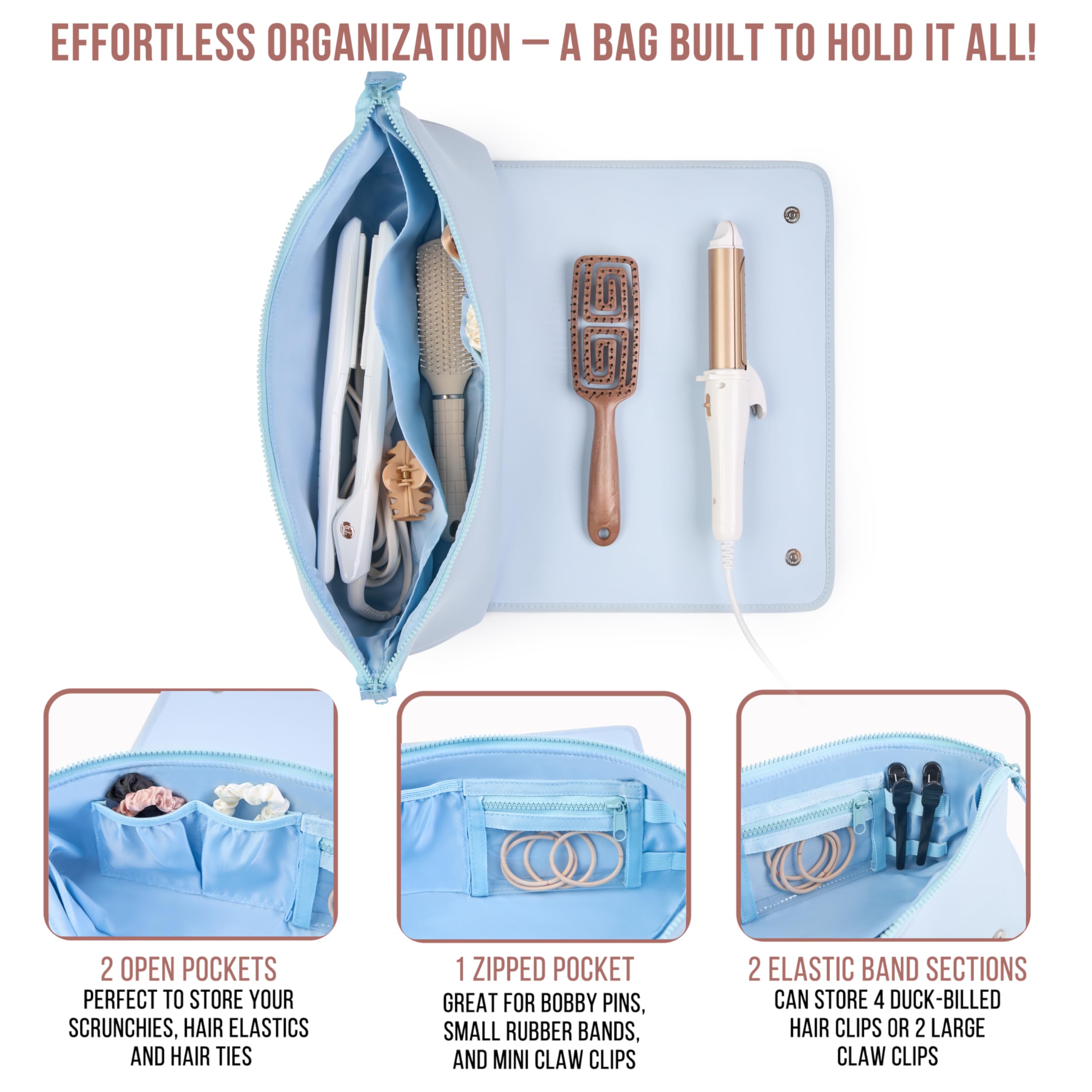 BAREFOOT CARIBOU 2-in-1 travel bag design streamlines storage and setup