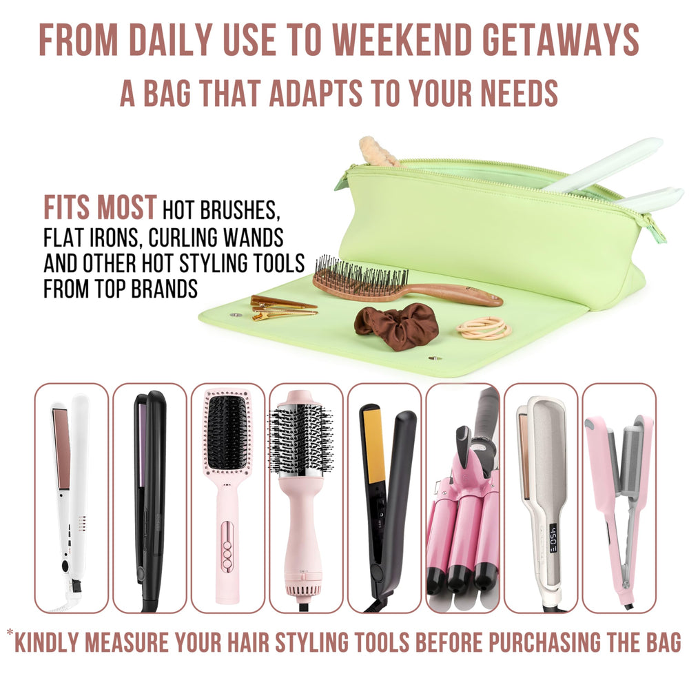 Barefoot Caribou compatibility-friendly design fits GHD, Babyliss, Chi, and Hot Tools