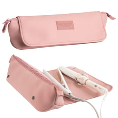 Barefoot Caribou travel bag in Dune color showing interior pockets for organized tools and accessories