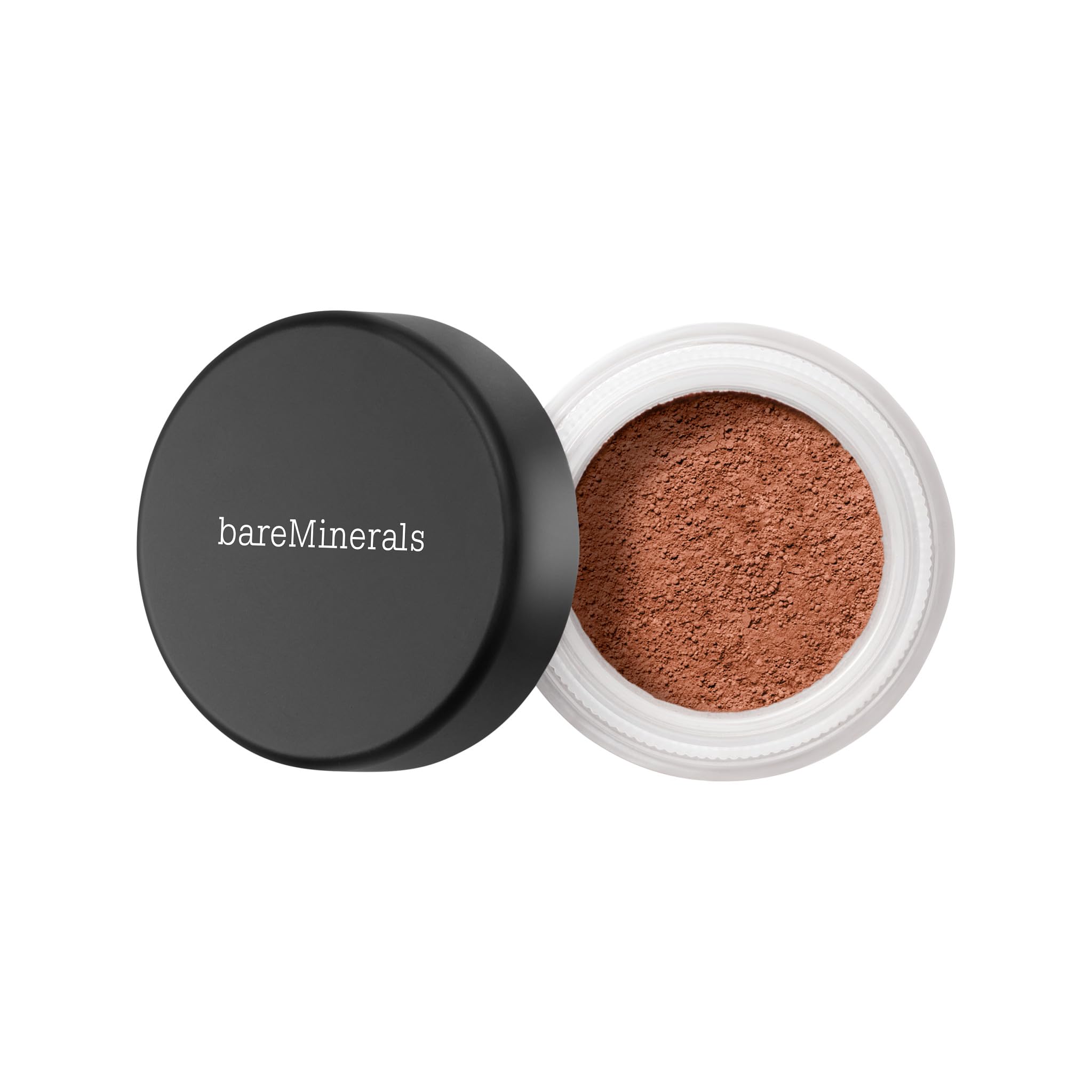bareMinerals All-Over Face Color Bronzer Warmth jar shows natural glow and easy blending