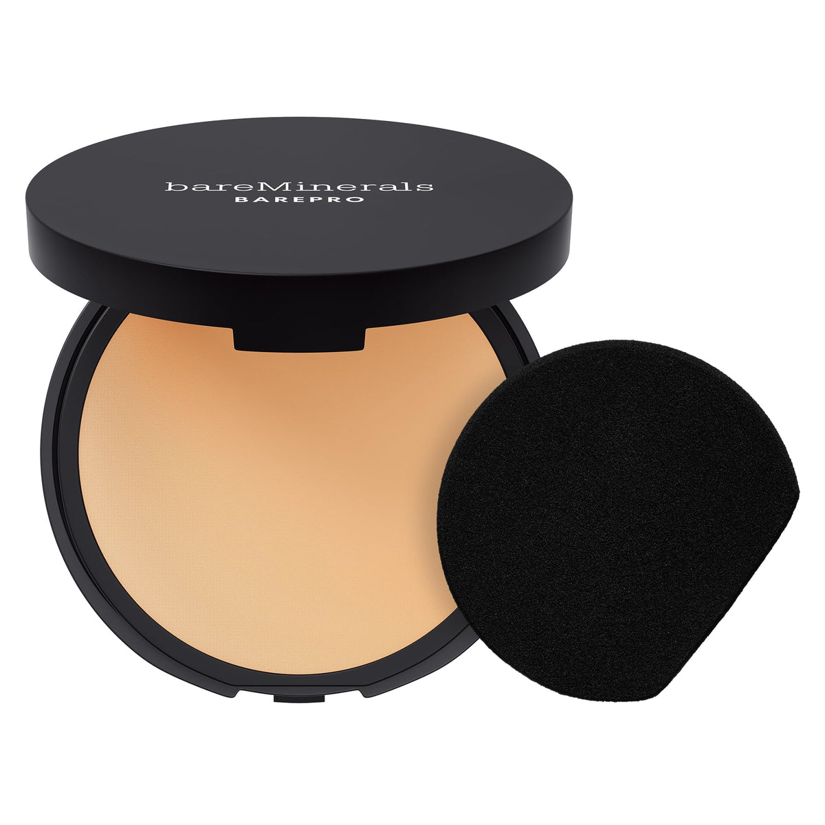 Bareminerals Barepro 24HR matte compact close-up shows long-wear matte finish.