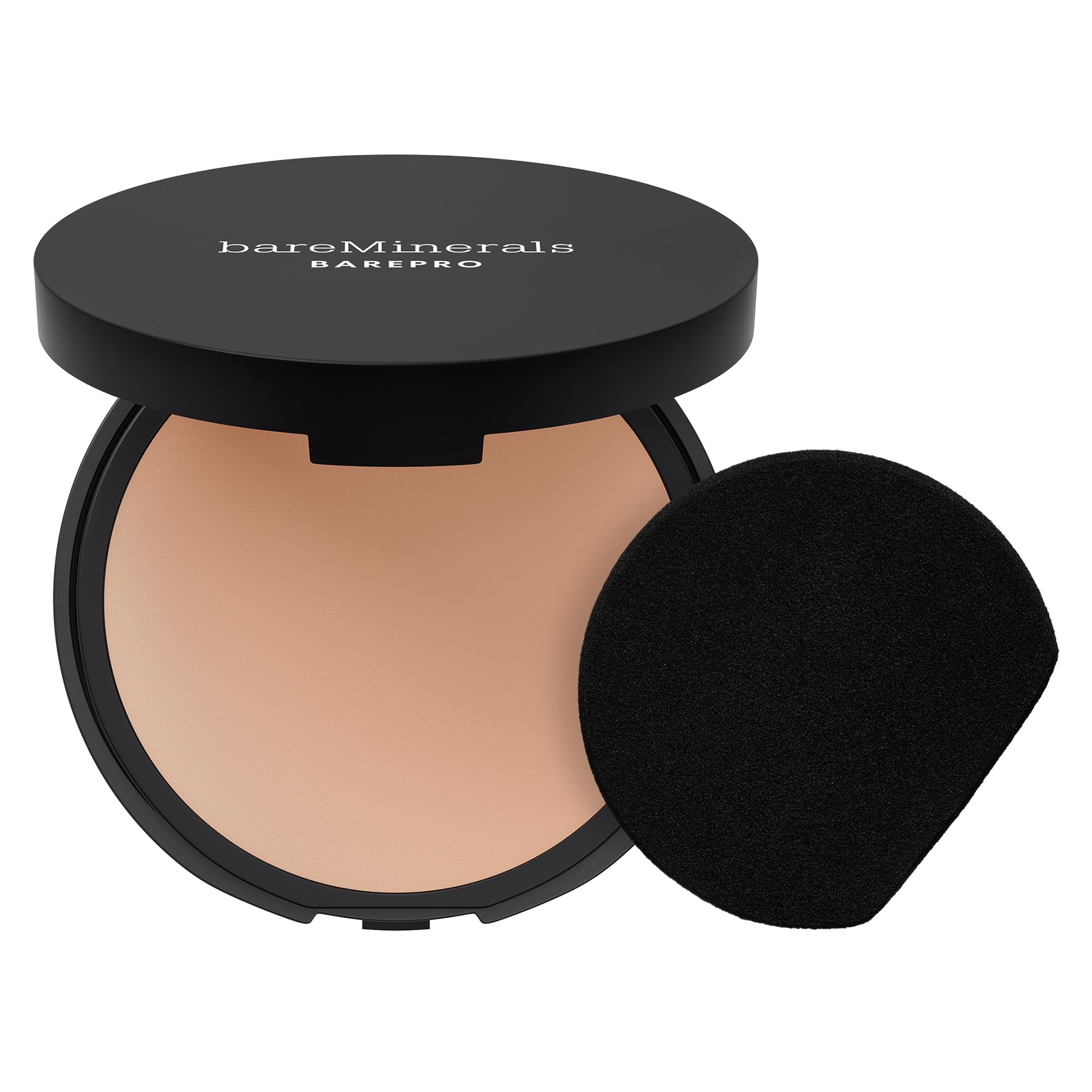 bareminerals barepro-24hr-matte-powder-compact shows talc-free full coverage