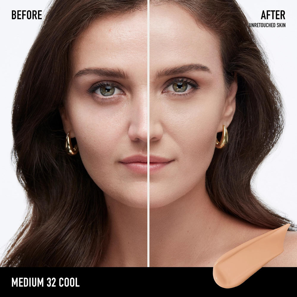 bareminerals Barepro 24HR Wear foundation on skin with oil-absorbing, breathable coverage