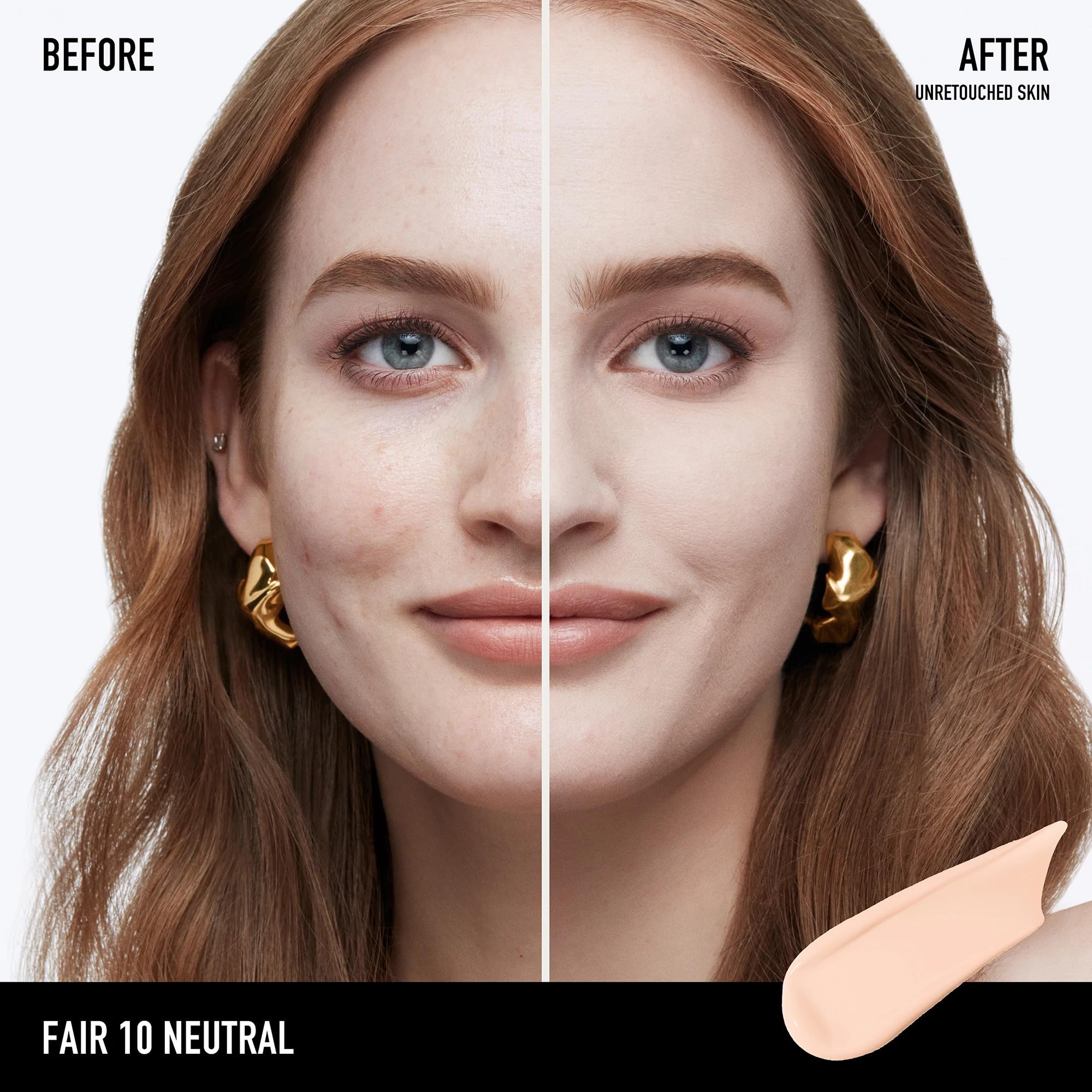 bareMinerals Barepro 24HR wear spread swirl reveals seamless coverage