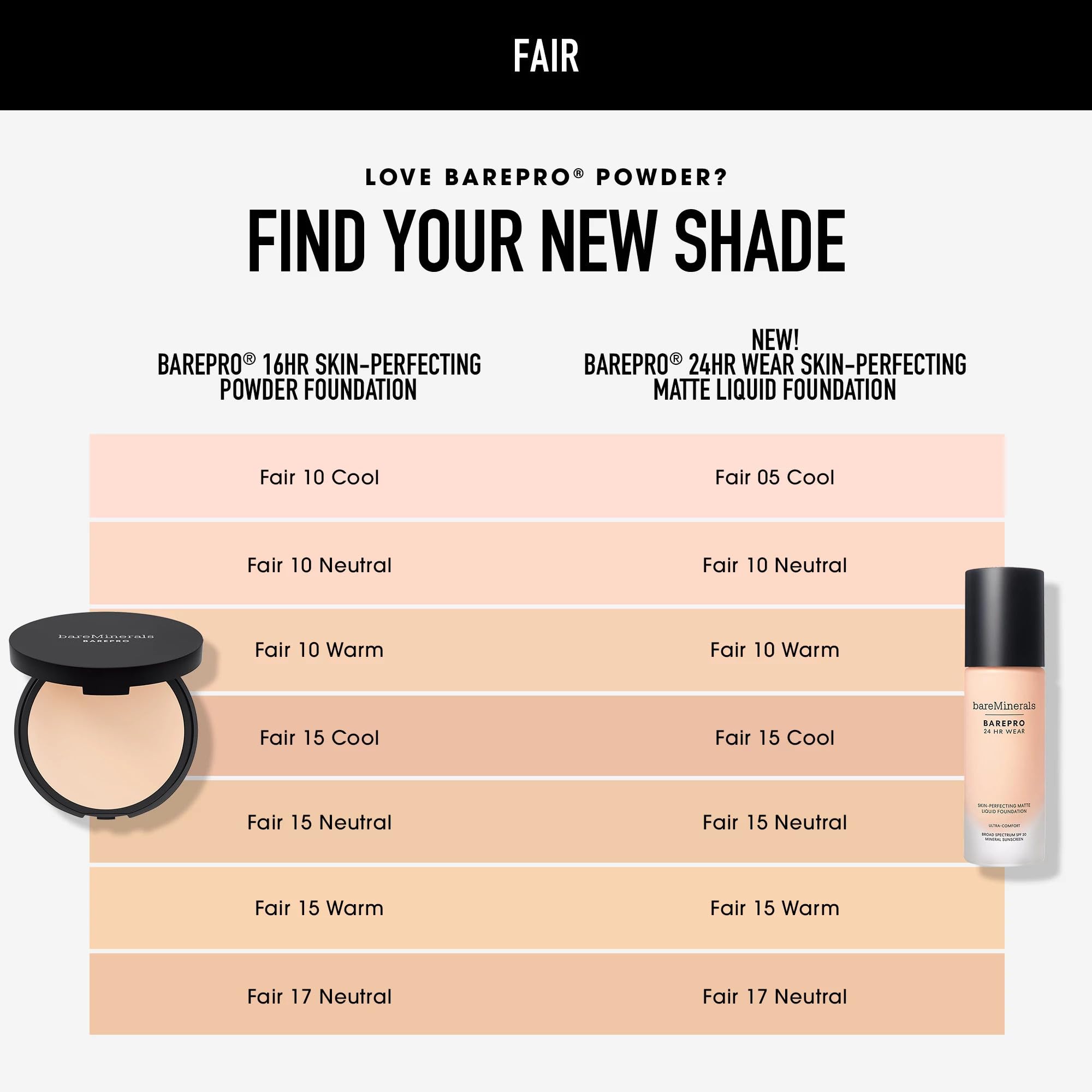 bareMinerals Barepro vegan label confirms cruelty-free, vegan formula