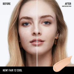 Bareminerals Barepro 40-shades range closeup reveals diverse options for mature skin