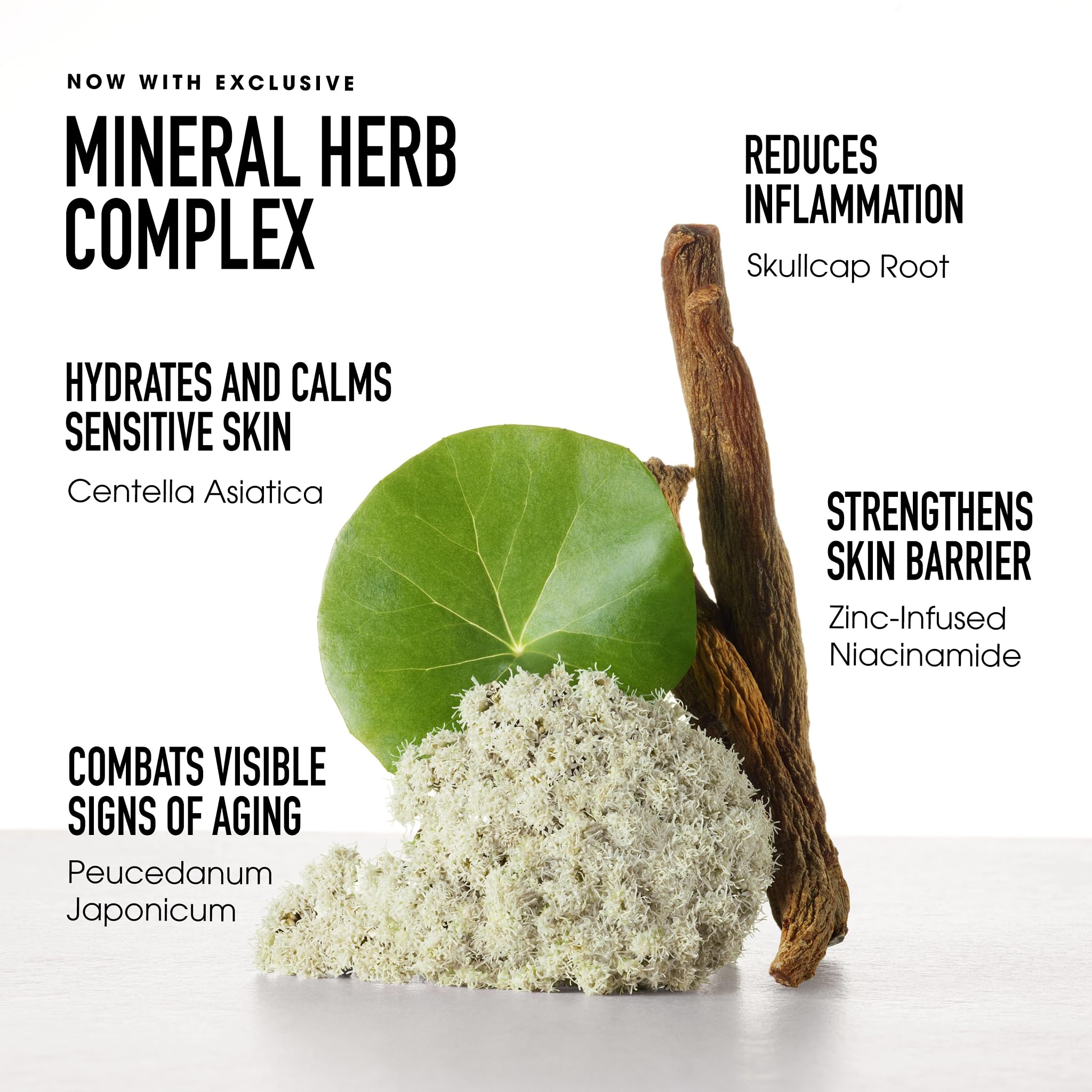 bareMinerals clean formulation label emphasizes fragrance-free, PEG-free composition.