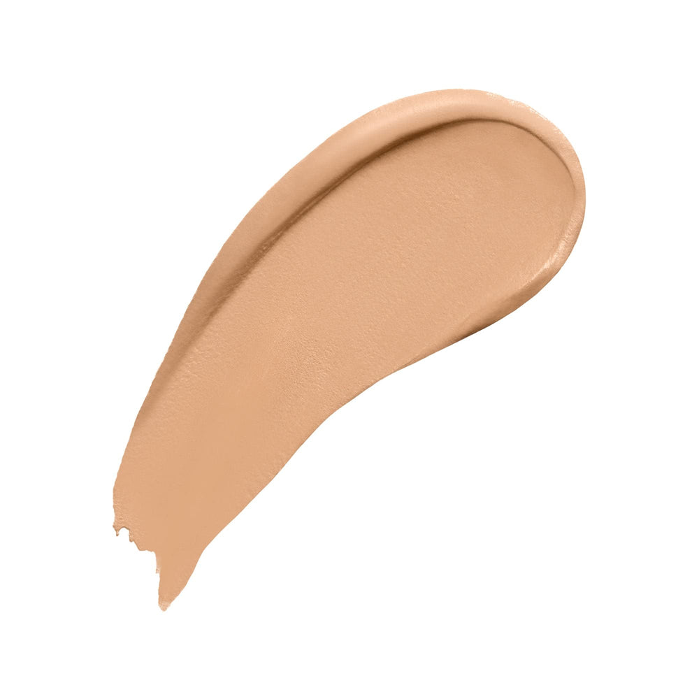 bareMinerals Complexion Rescue close-up demonstrates blurred skin and even tone.