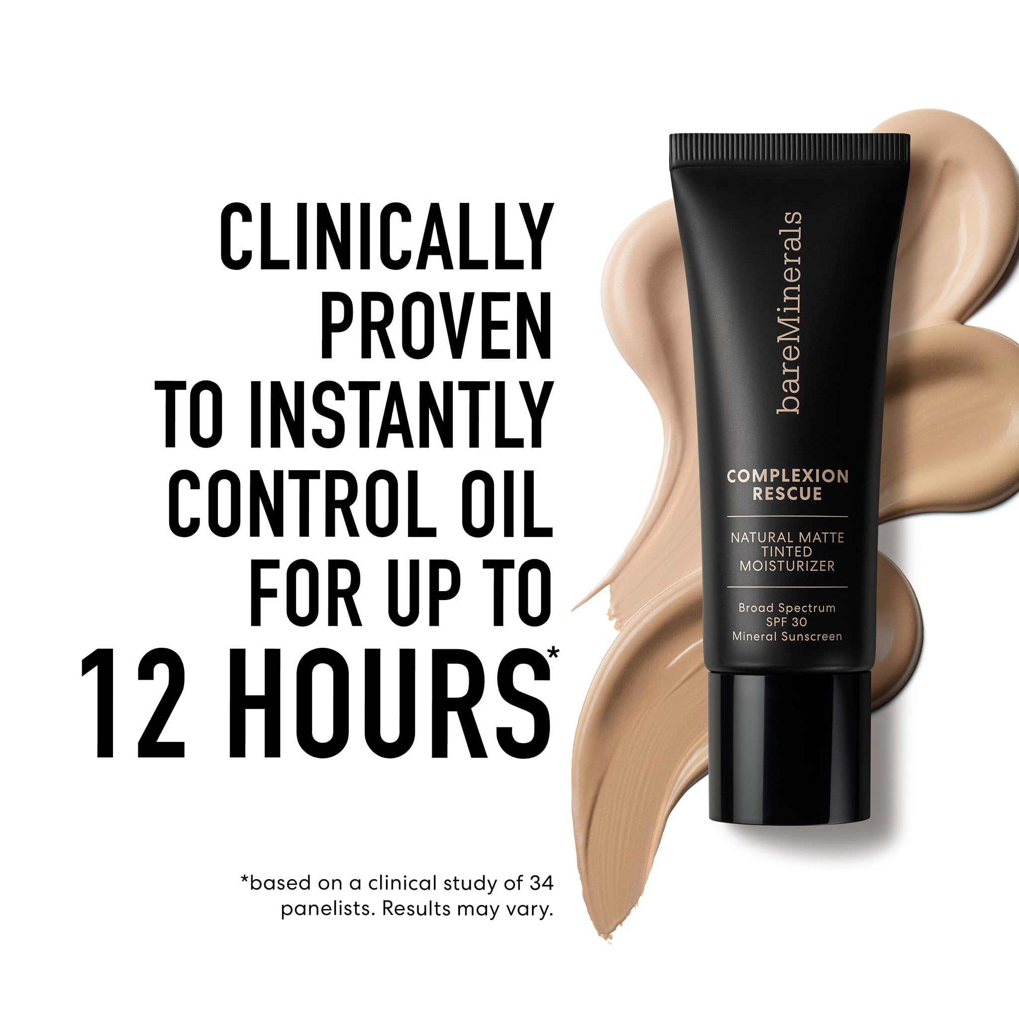 bareMinerals Complexion Rescue Vanilla 02 oil-free hydration with squalane