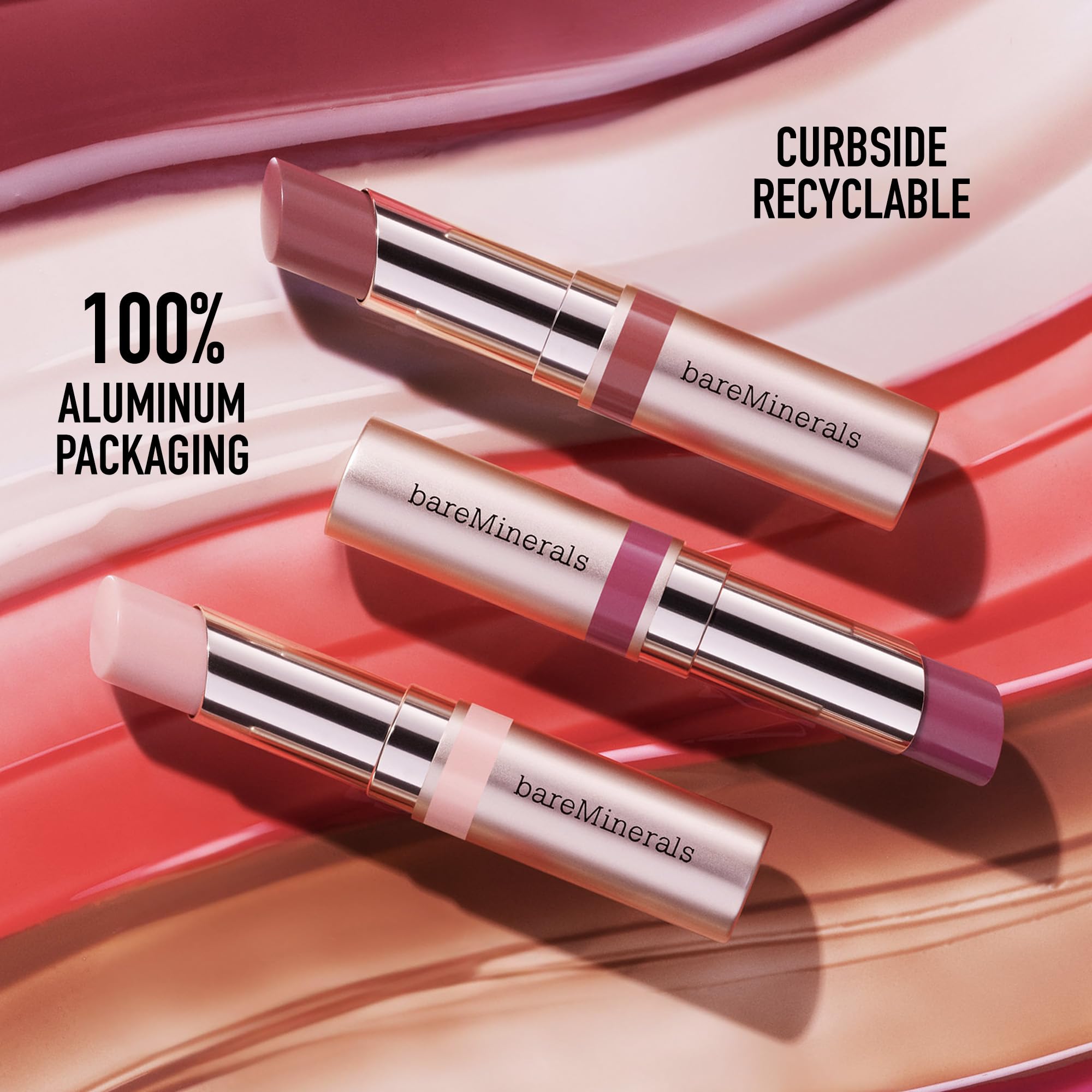 bareMinerals Dewy Lip Gloss-Balm Soul soft lips after use with subtle sheen.
