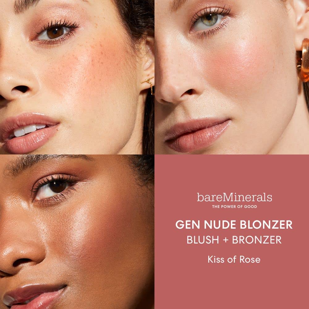 bareMinerals Gen Nude Blonzer aplicación en forma de W para tono rosado-bronce