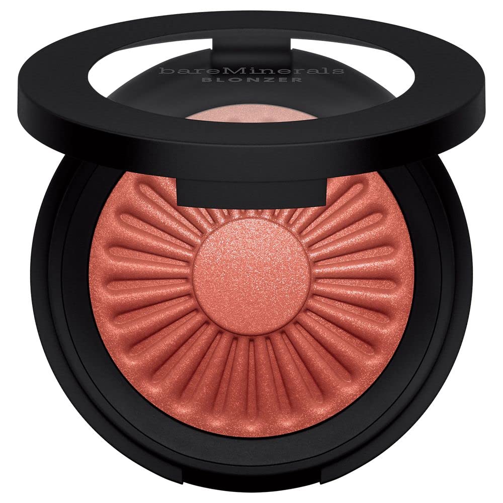 bareMinerals Gen Nude Blonzer Kiss of Rose talc-free powder for a smooth, buildable rosy-bronze glow.
