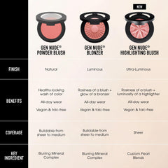 bareMinerals Gen Nude brush applicator - precise, buildable application for customizable color.