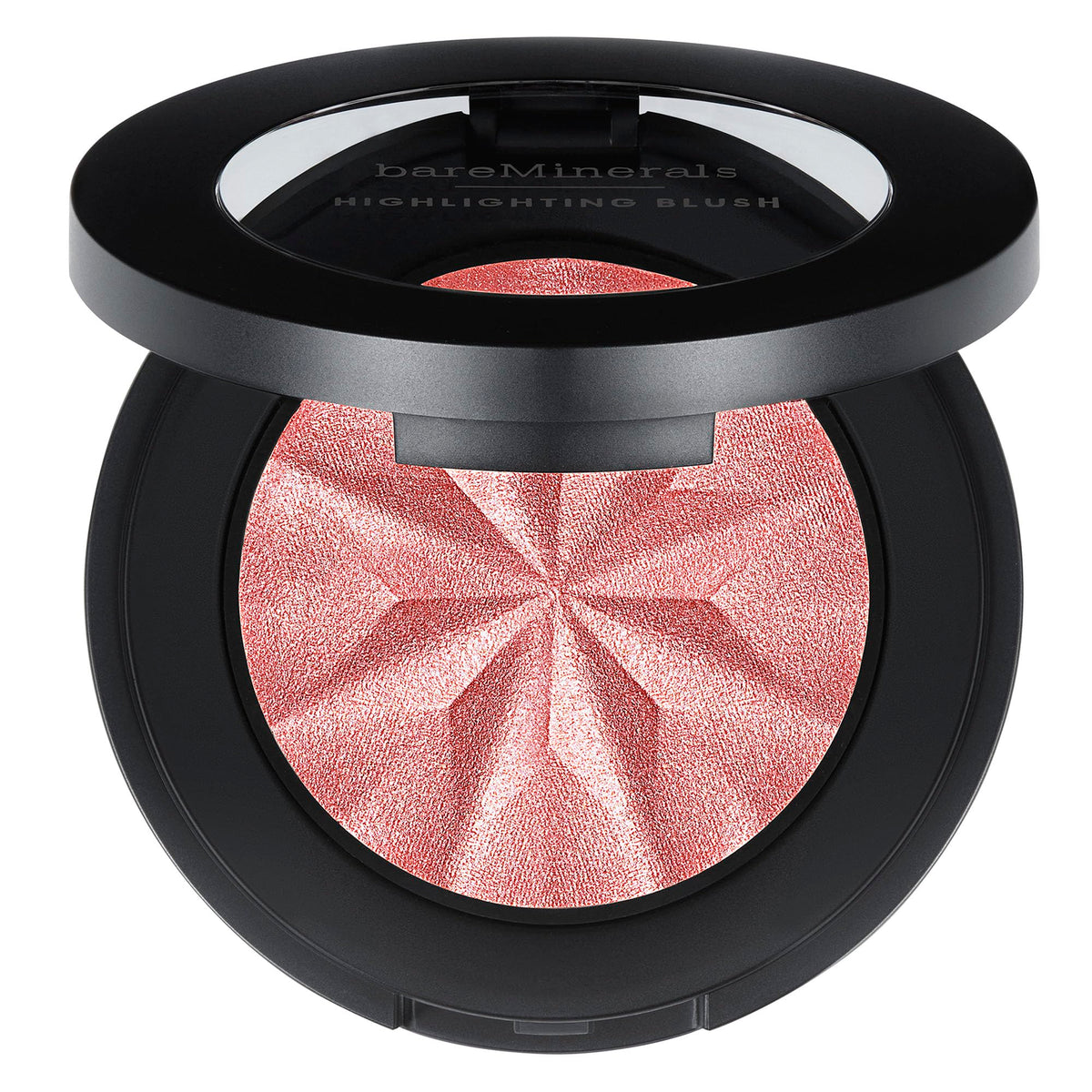 bareMinerals Gen Nude Highlighting Blush Pink Glow packaging helps quick shade identification.