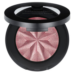 bareMinerals Gen Nude Highlighting Blush Mauve Glow compact close-up showing soft rosy glow