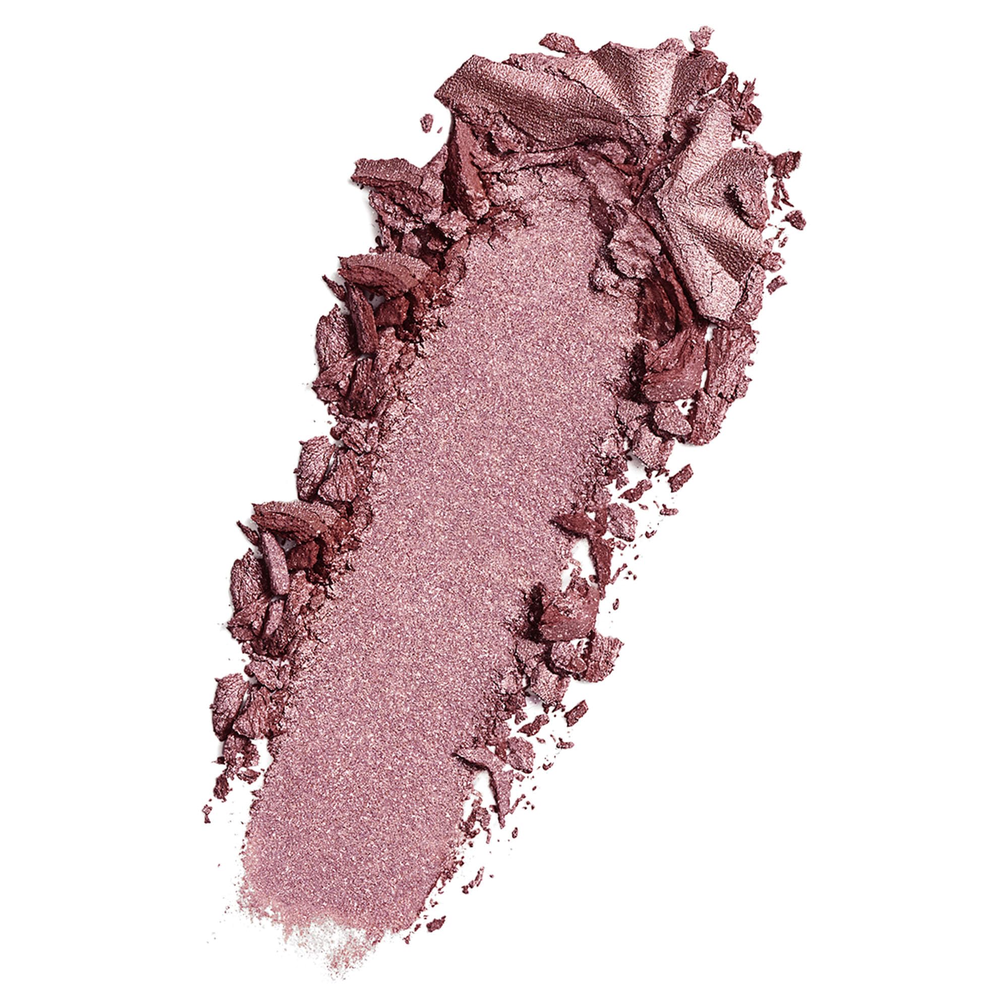 bareMinerals Gen Nude Highlighting Blush Mauve Glow swirl texture demonstrating luminous slip