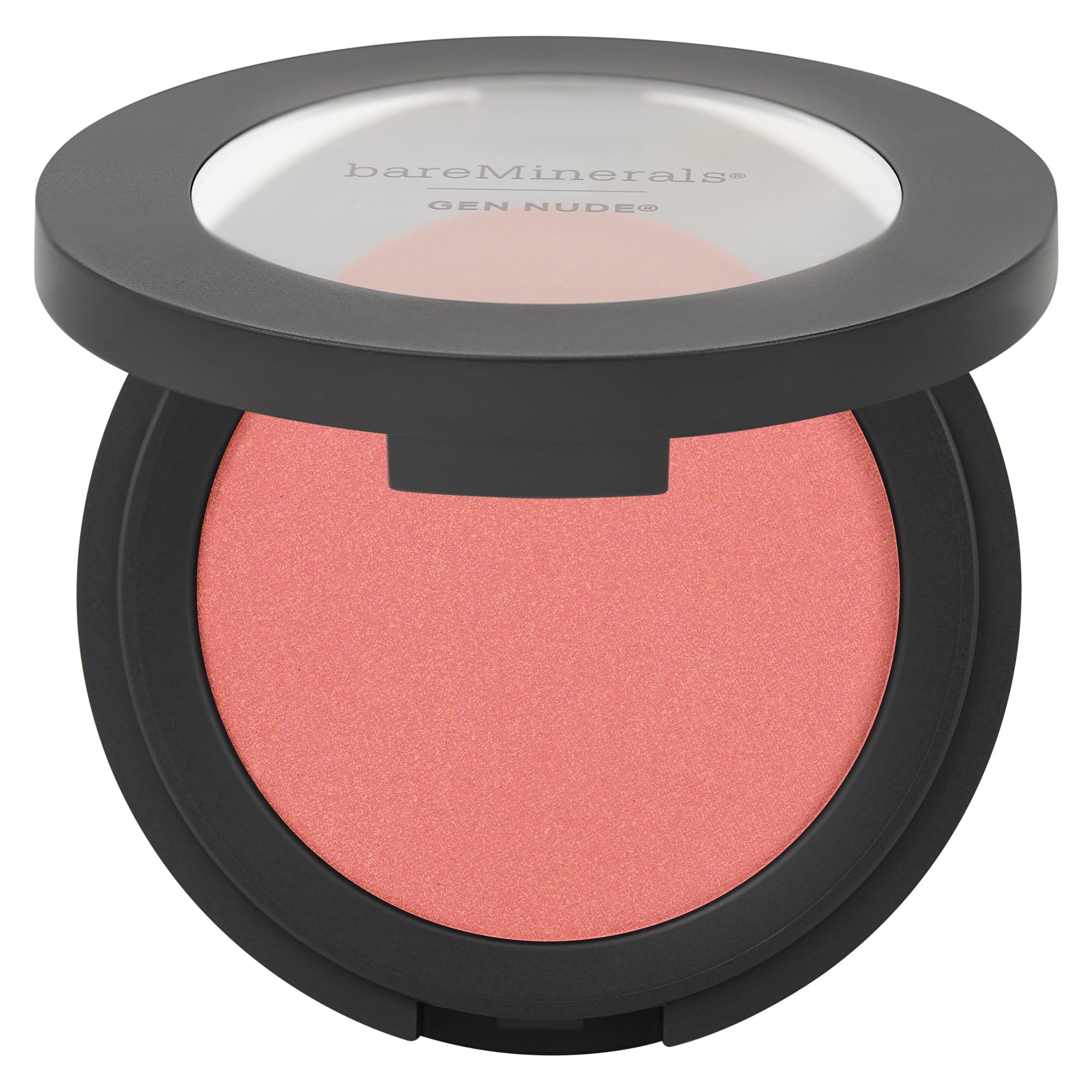 bareMinerals Gen Nude Powder Blush Pink Me Up compact shows natural color for everyday radiance.