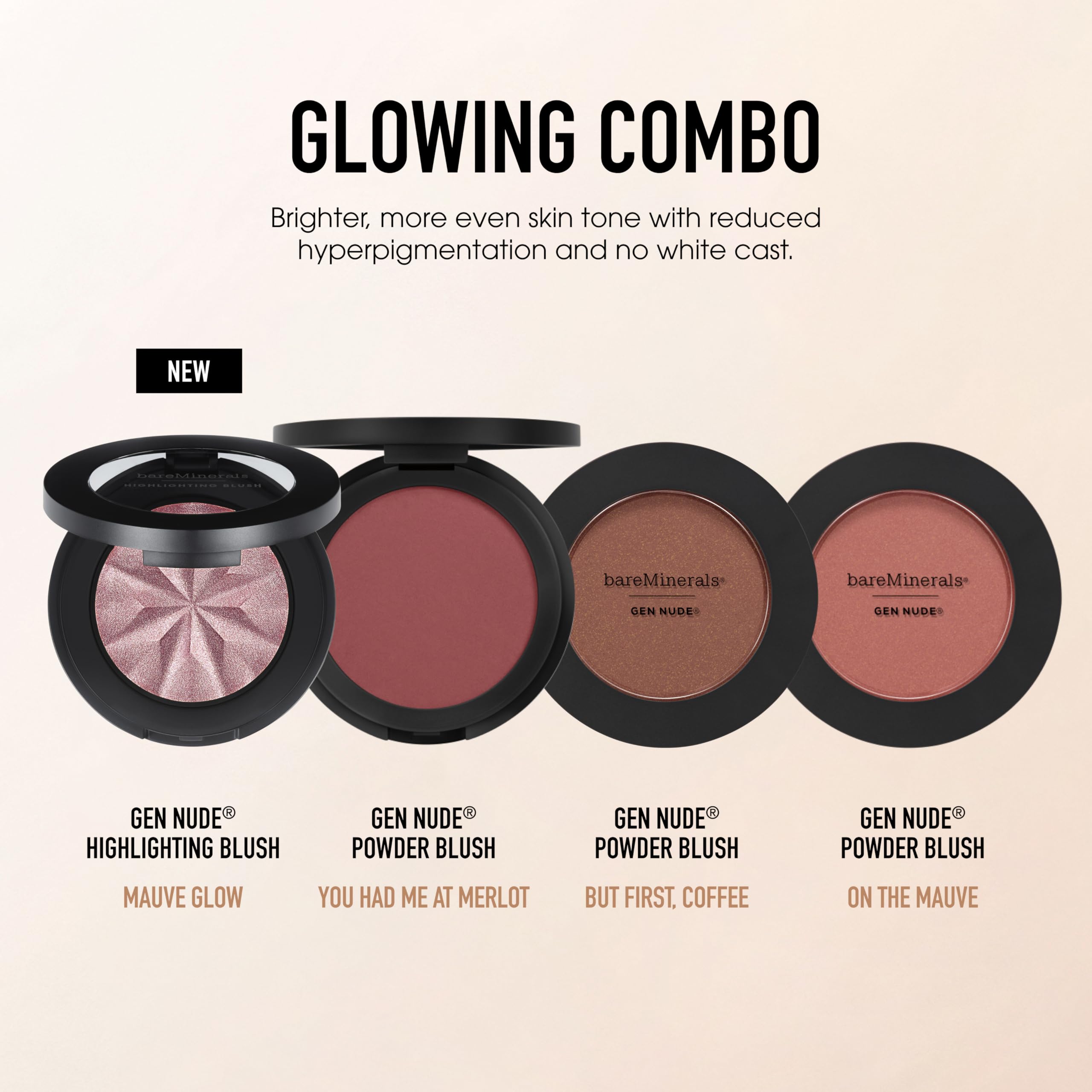 bareMinerals Gen Nude Powder Blush talc-free formulation feels silky and comfortable to wear