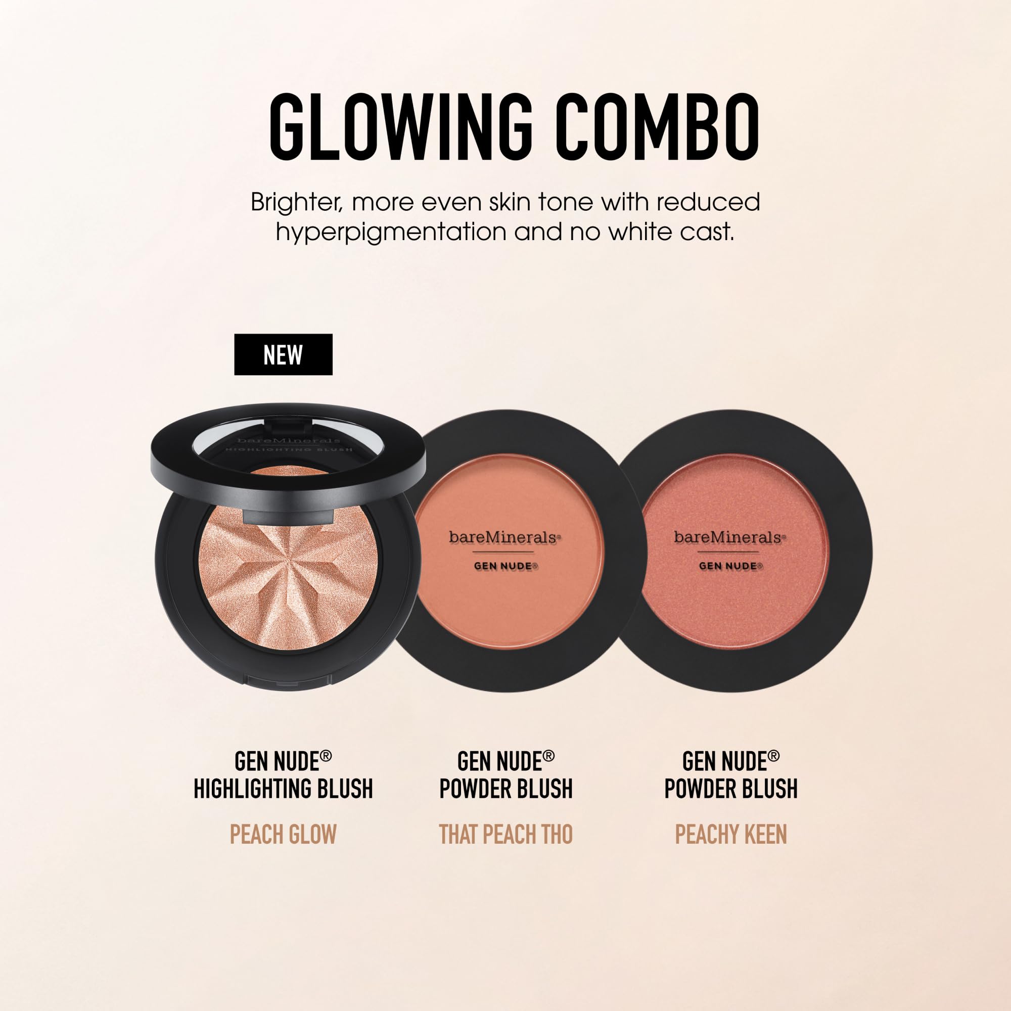 bareMinerals Gen Nude pro-tip lift technique to visually lift cheeks