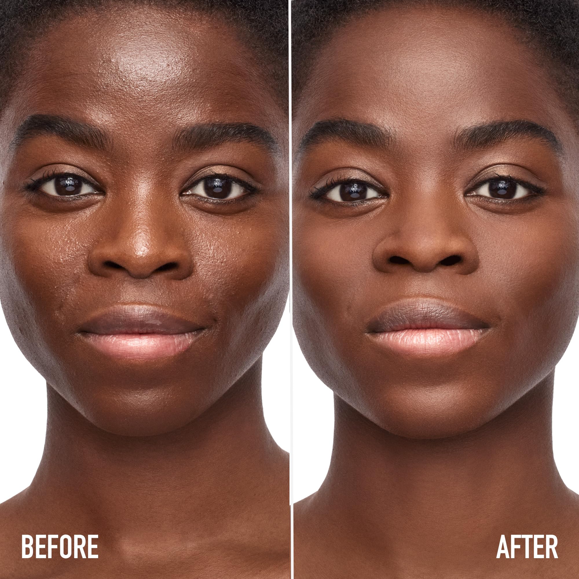 bareMinerals Mineral Veil packaging-closeup shows sleek, talc-free powder.