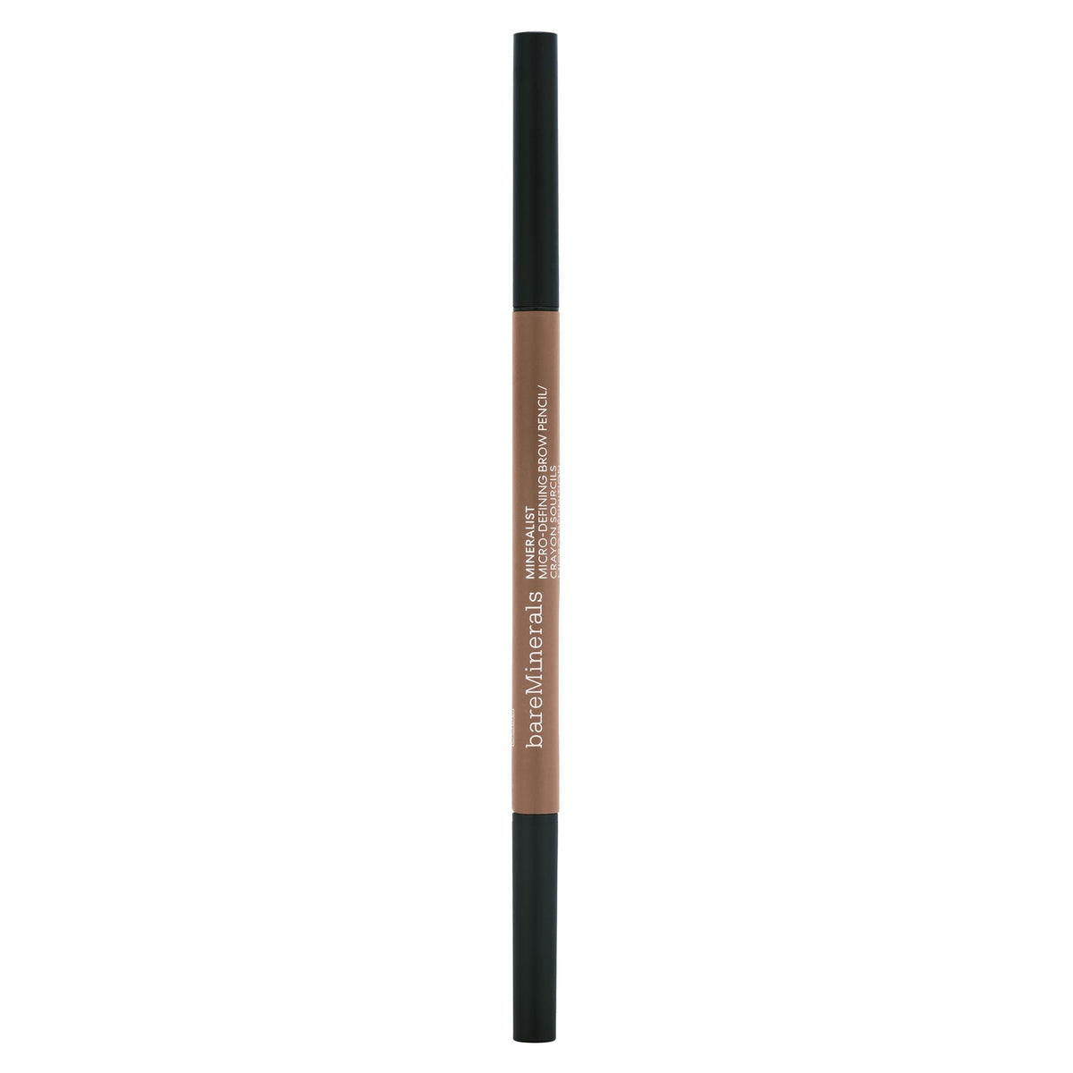 bareMinerals Mineralist detailing micro-fill brow pencil front view shows hairlike strokes for natural brows