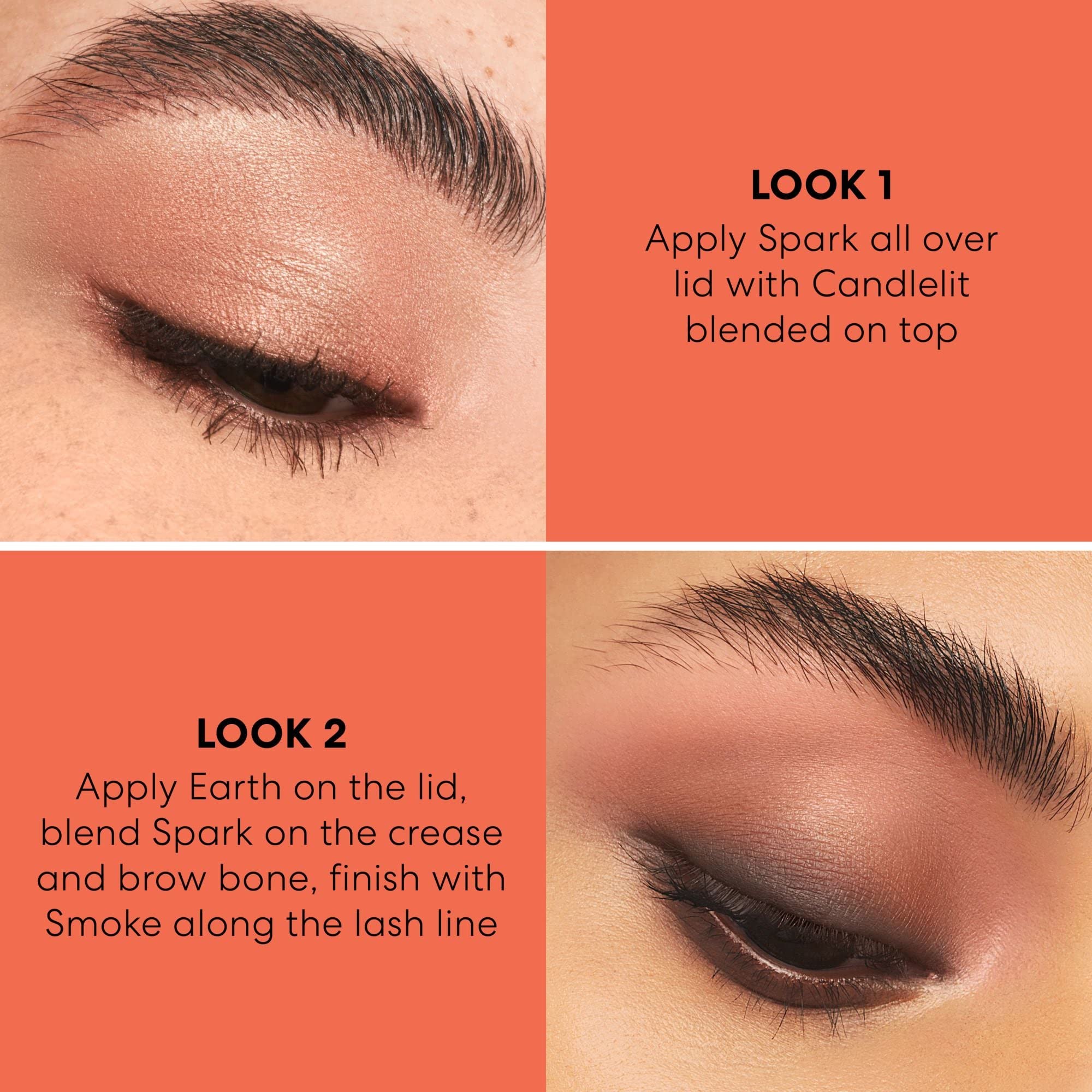 bareMinerals Mineralist Eyeshadow Palette Burnished crease-proof finish on lid
