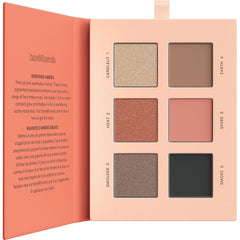 bareMinerals Mineralist Eyeshadow Palette Burnished swatches show creamy pigments for effortless blending