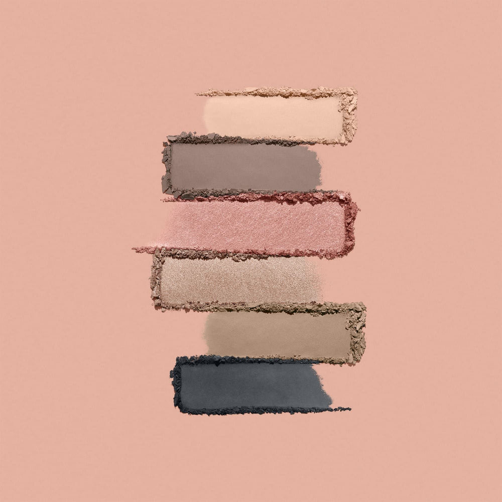 bareMinerals Mineralist Eyeshadow Palette Ultranatural creaseless wear suggests long-lasting color throughout the day.