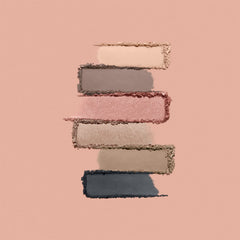 bareMinerals Mineralist Eyeshadow Palette Ultranatural creaseless wear suggests long-lasting color throughout the day.