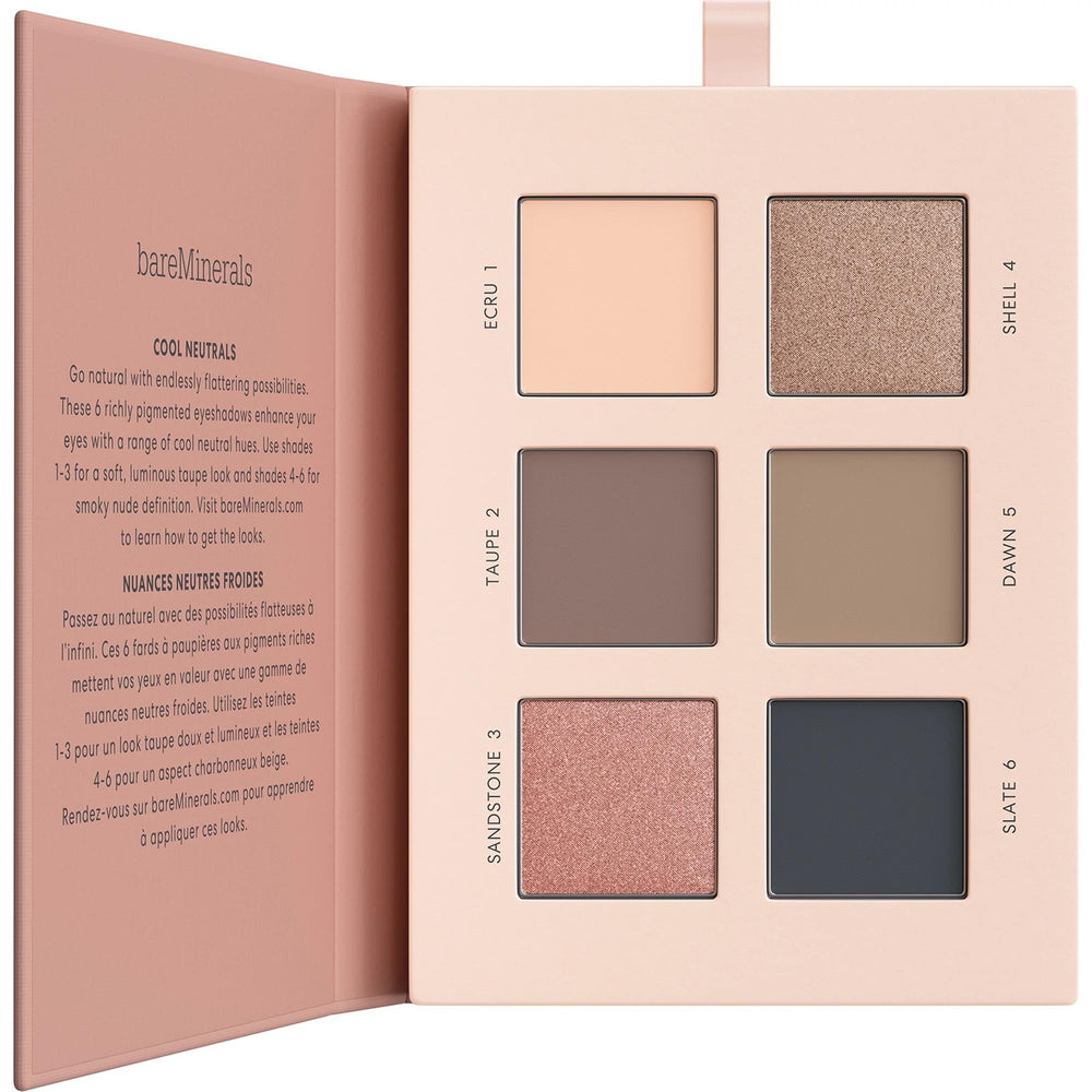 bareMinerals Mineralist Eyeshadow Palette Ultranatural packaging closeup showing clean talc-free design.