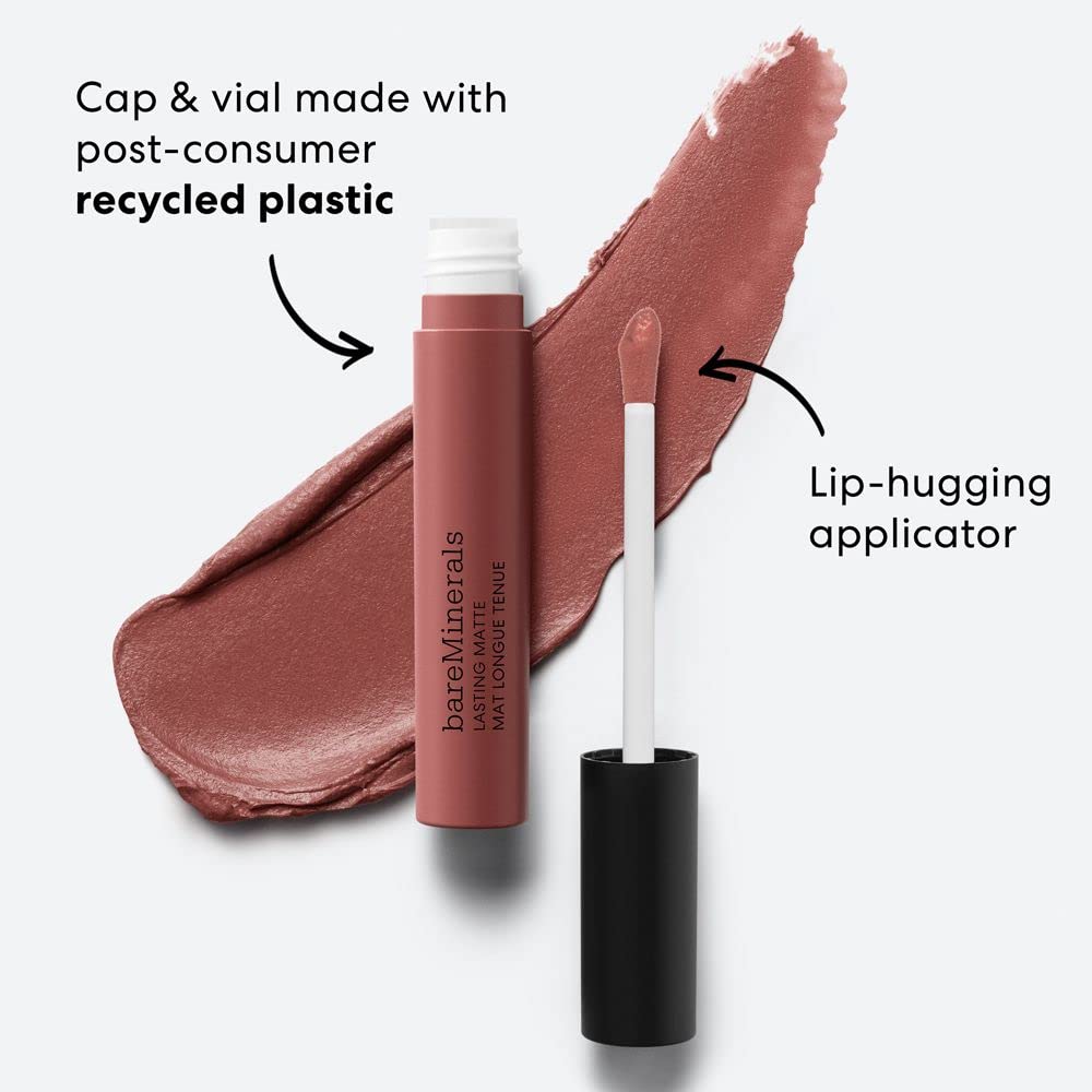 bareMinerals Mineralist lip-smoothing close-up shows visibly smoother lips