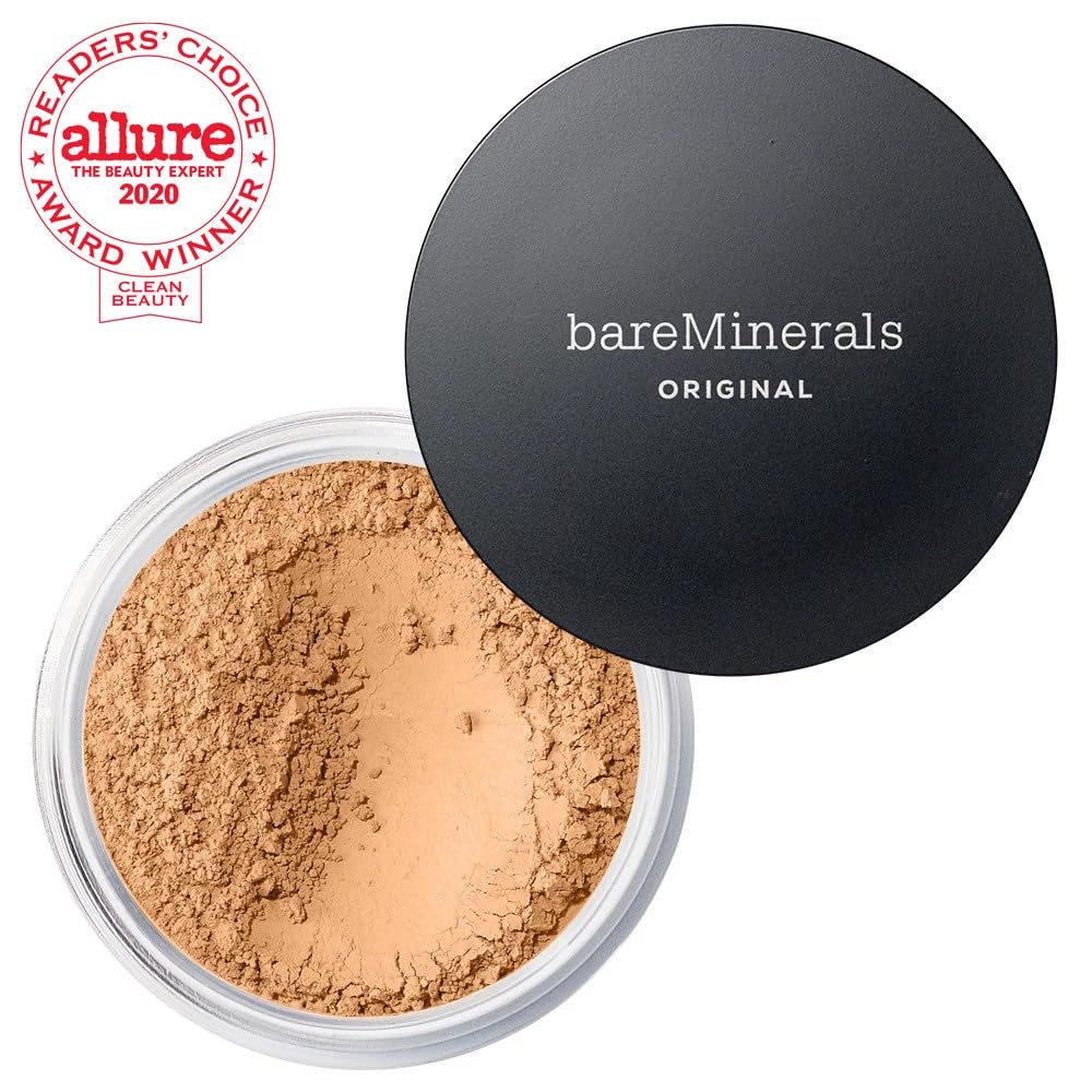 bareMinerals Original Loose Powder Foundation SPF15 Golden Beige 13 talc-free and non-drying texture detail