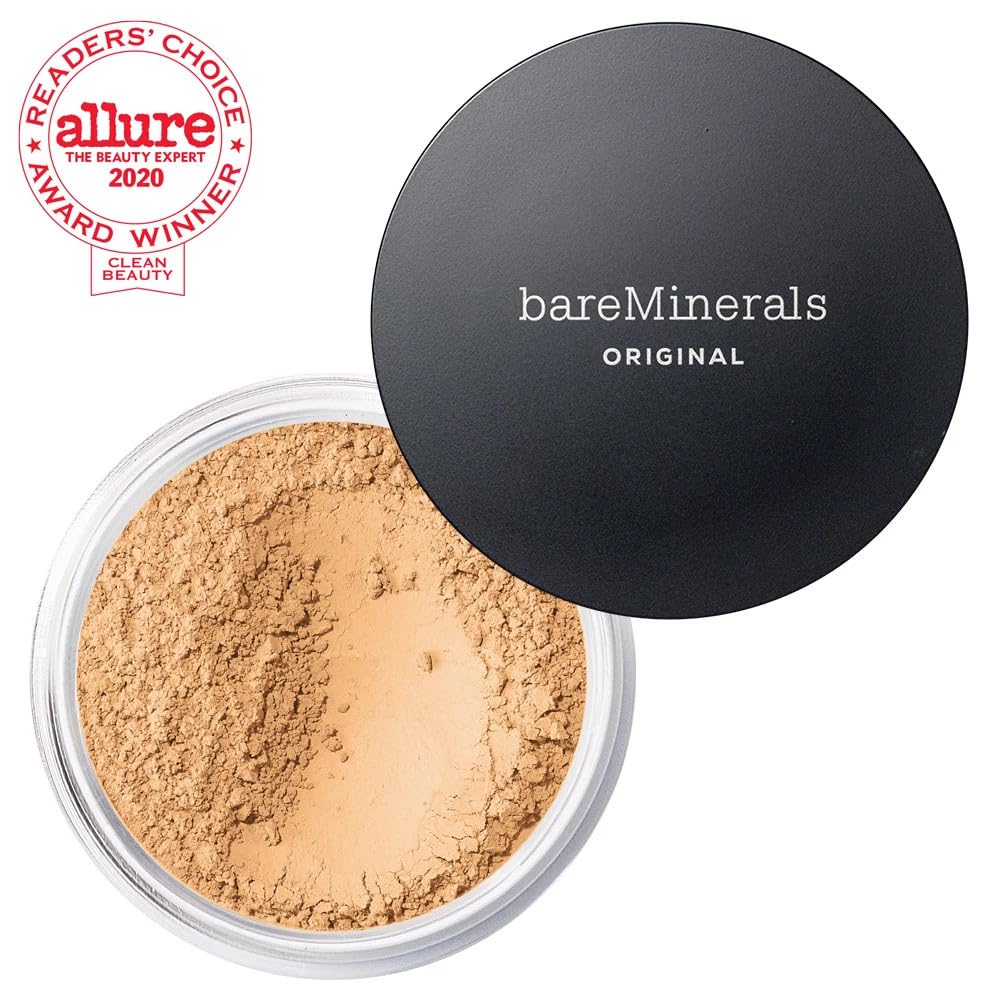 bareMinerals Original Loose Powder Foundation Golden Medium 14 lavender-mint aroma soothes during application