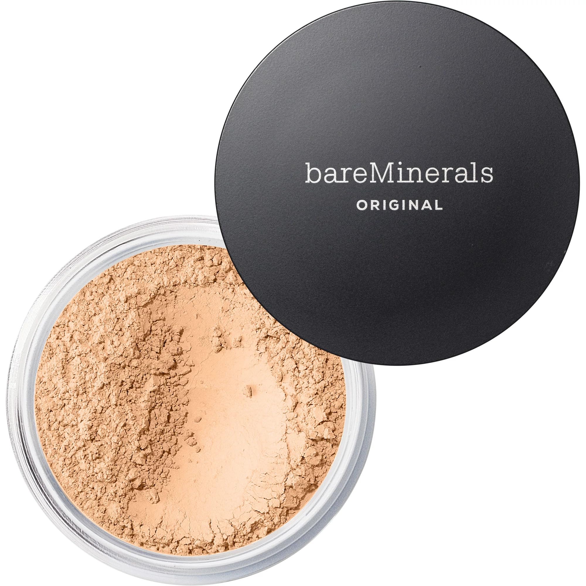 bareMinerals Original Loose Powder Foundation neutral ivory 06 swatch on skin for natural luminous finish