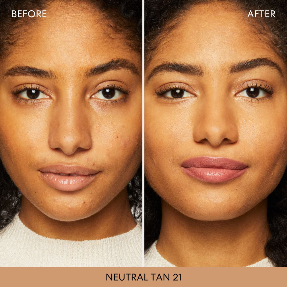 bareMinerals Original Loose Powder Foundation SPF 15 swatch on skin for seamless blending.