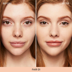 bareMinerals Original Loose Powder Foundation texture close-up highlights talc-free breathable finish