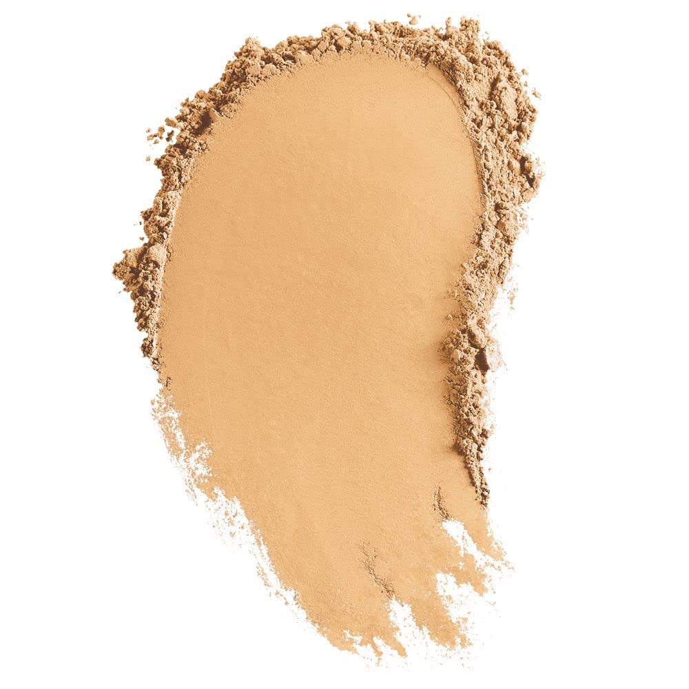 BareMinerals Original Matte Foundation 14 Golden swatch shows natural color match and coverage.