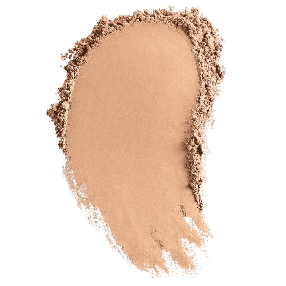 bareMinerals Original Matte Loose Foundation swatch in medium beige for natural coverage