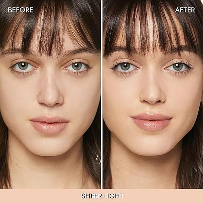 bareMinerals Original Mineral Veil close-up shows pore-blurring finish.