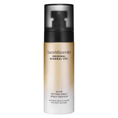 bareMinerals Original Mineral Veil spray mist close-up for natural matte finish.