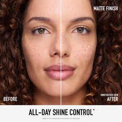 bareMinerals Original Mineral Veil skin matte finish shot showing oil control.