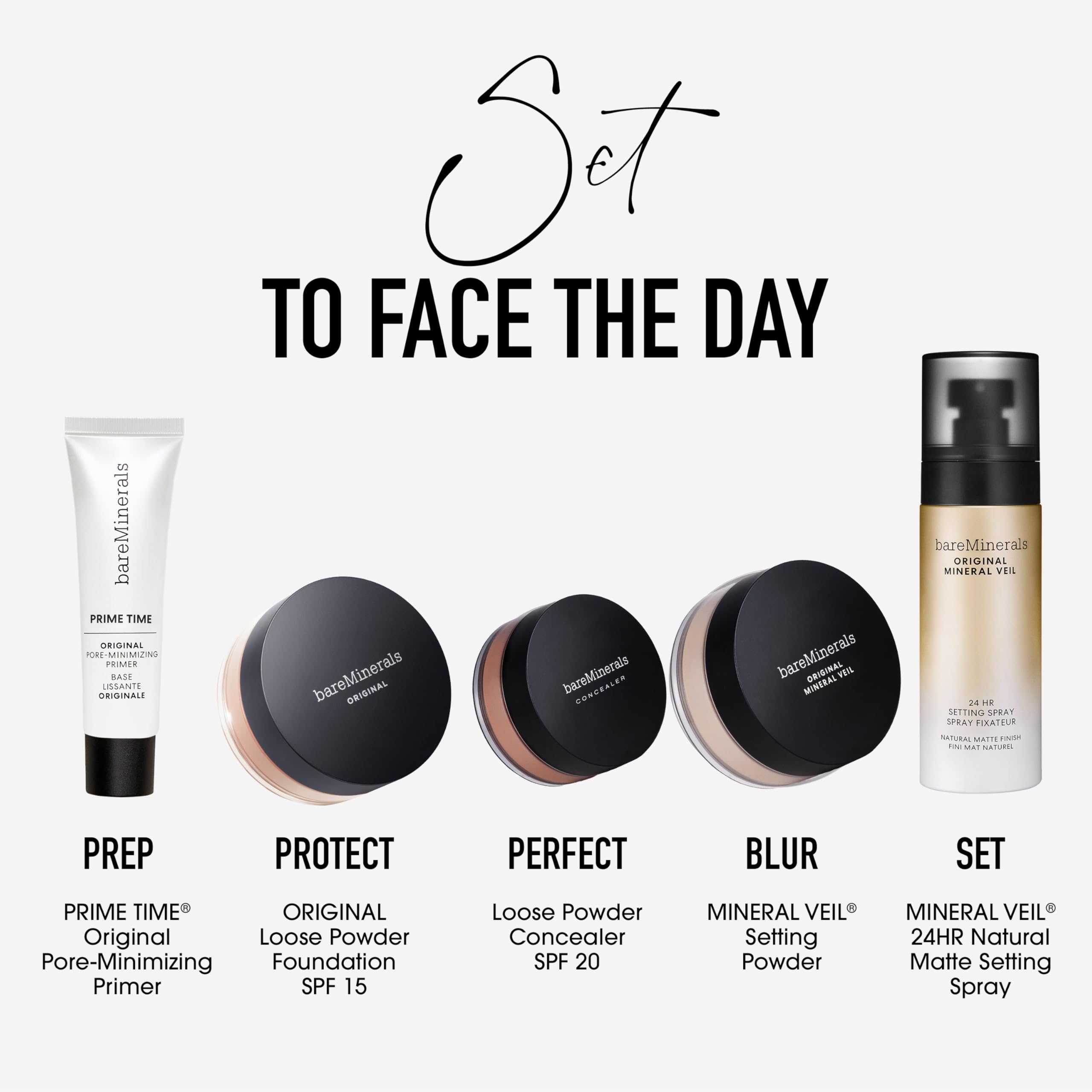 bareMinerals Original Mineral Veil mist resisting sweat and humidity conditions.