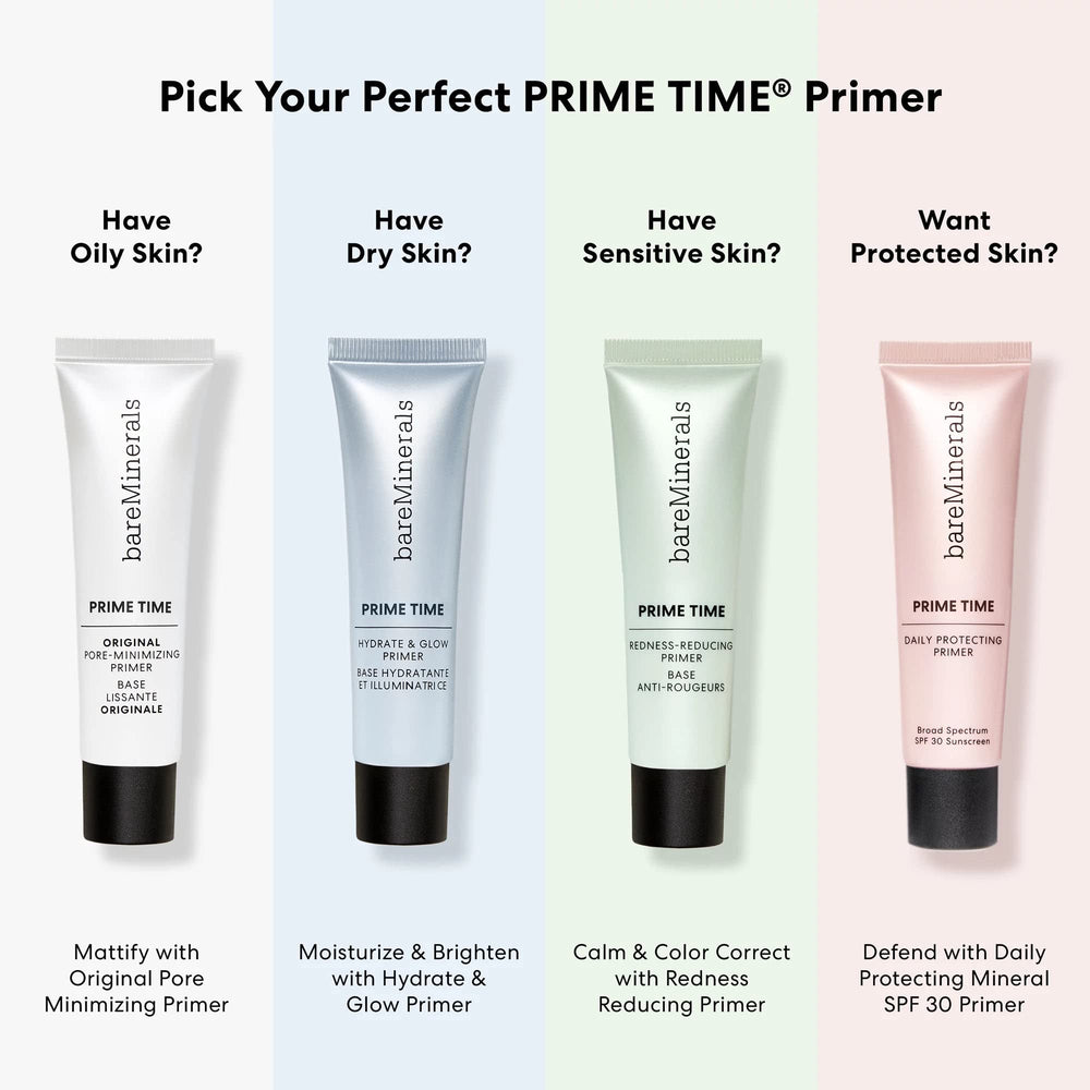 bareMinerals Original Pore Minimizing Gel Primer apply before foundation for long wear.