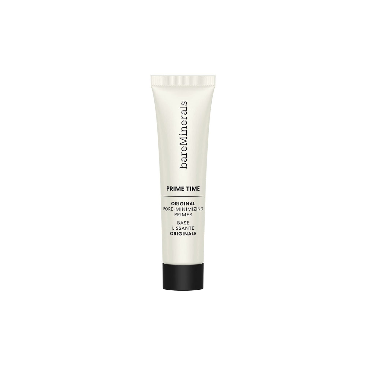 bareMinerals Original Pore Minimizing Gel Primer travel size bottle offers a smooth base.