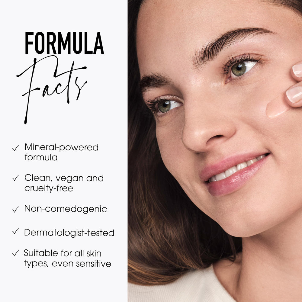 bareMinerals Prime Time Original Primer vegan and non-comedogenic branding on packaging