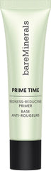 BareMinerals redness-reducing gel face primer application smooths texture and extends wear