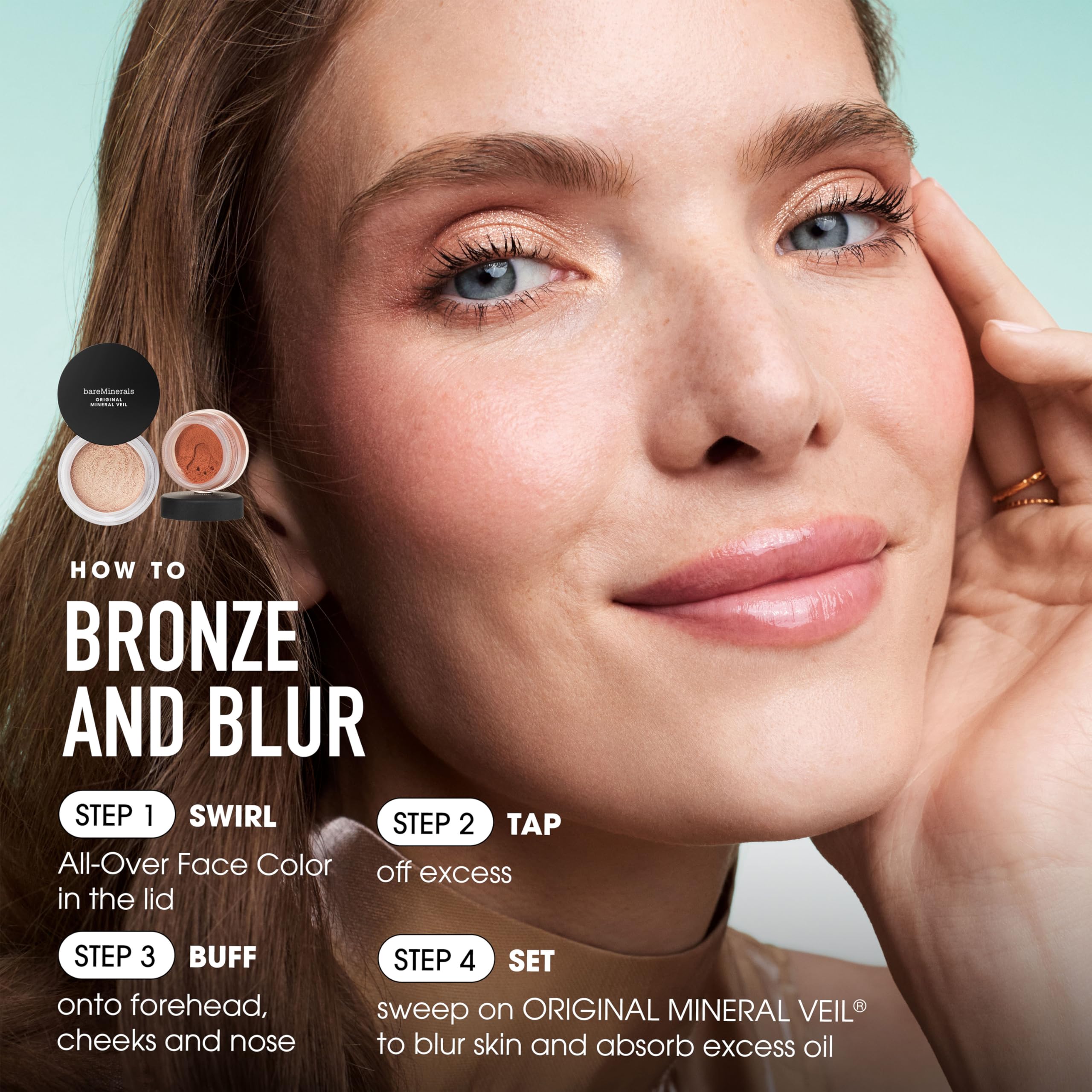 bareminerals skin essential brush set includes tools for precise mineral makeup application