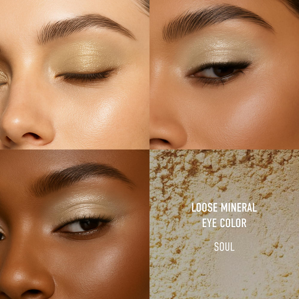 bareMinerals Soul compact closeup highlights soft-to-strong versatility